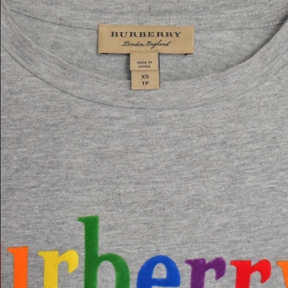 Burberrys of London Logo Rainbow Shirt - Picture 2 of 3